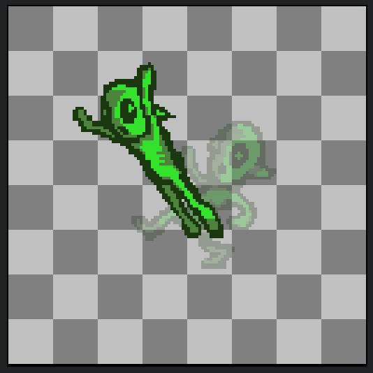 leaping alien